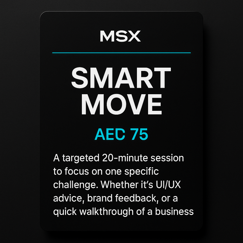 MSX Pro Consult – 45-Minute Strategy Session